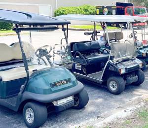 What models of golf carts are available from Club Car