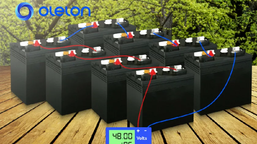 How to Connect 8 6V Batteries to Make 48V